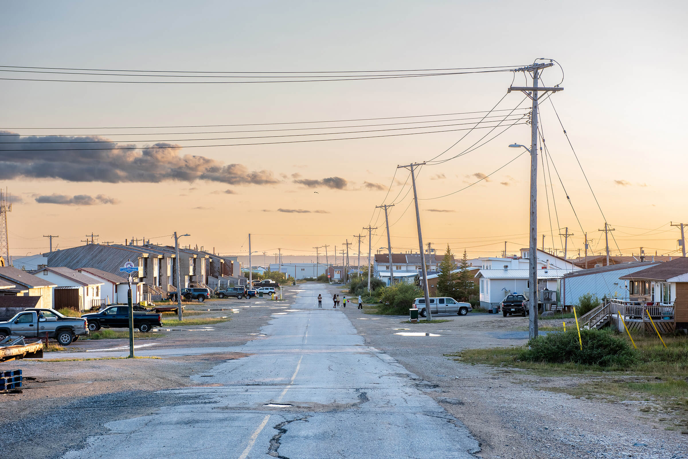 One of only about 10 residential streets that make up the town of Churchill