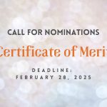 Certificate of Merit 2025 nominations promo