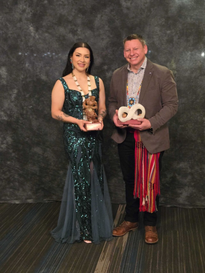 2024 VIBE Award Recipients, left to right: Emilie McKinney, and Shaun Vincent.