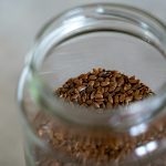 jar of flax seeds