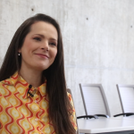 Fabiana Turelli sitting in a well lit room