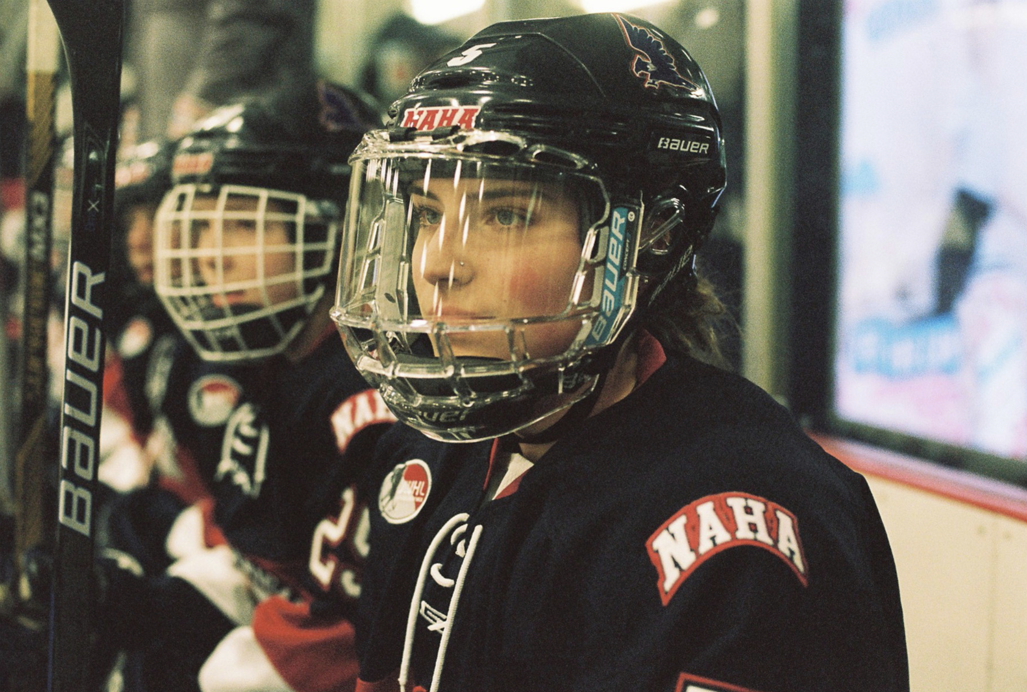 A Naha team hockey player. Photo by Alana Paterson. www.alanapaterson.com