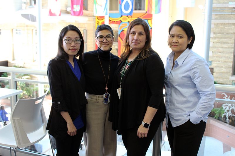 Kim Le, Jisselle Buan, Karen Soares and Genelee Celestial-Dela Cruz.