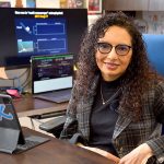 Dr. Samar Safi-Harb looking at the camera in her office.