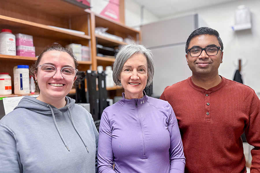 From left to right Julieta Novomisky Nechcoff, Dr. Silvia T. Cardona, Dr. ASM Zisanur Rahman.