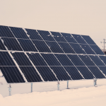 Solar panels at the UM Smartpark will help power experiments involving sea ice.