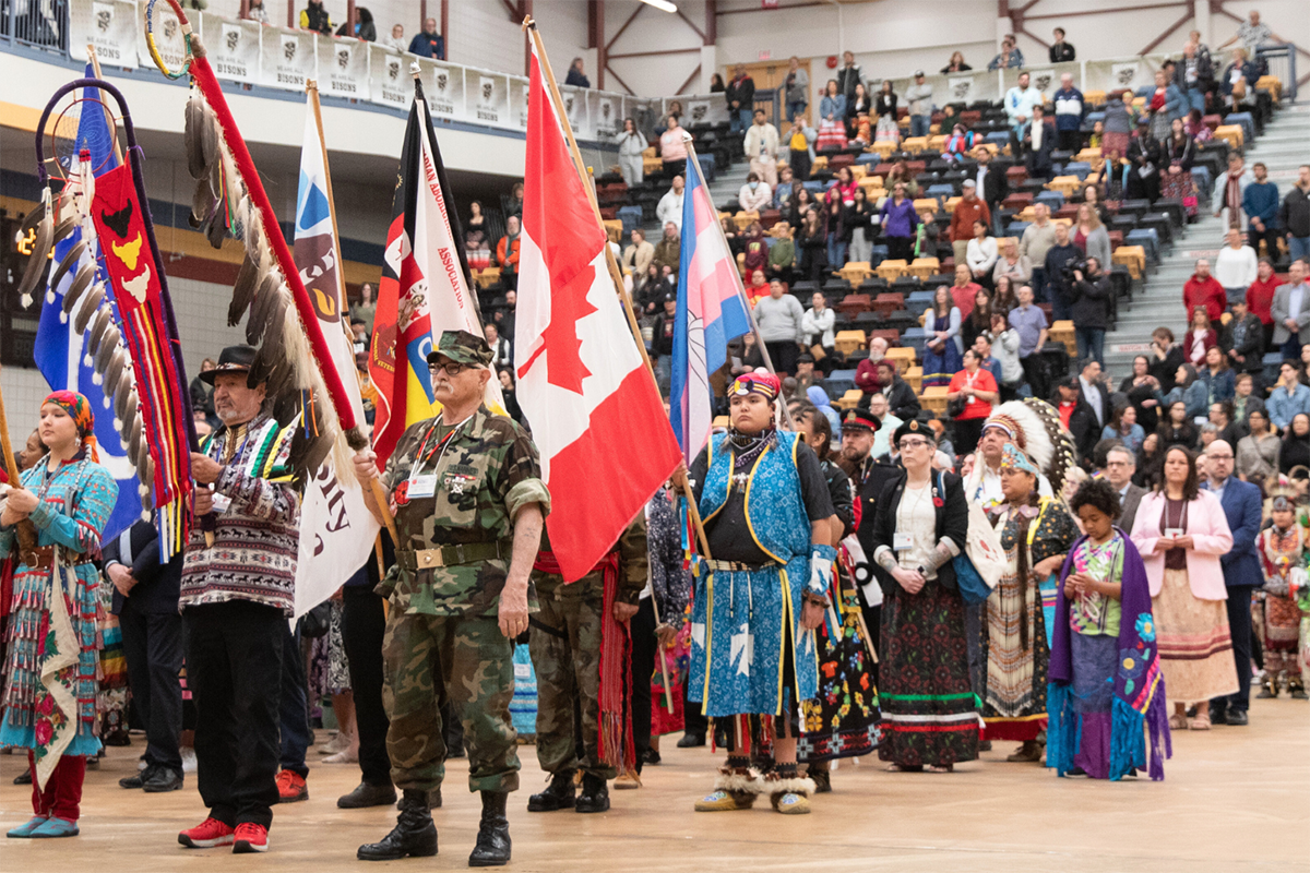 Opening of the 35th Annual Traditional Pow Wow Graduation Ceremony.