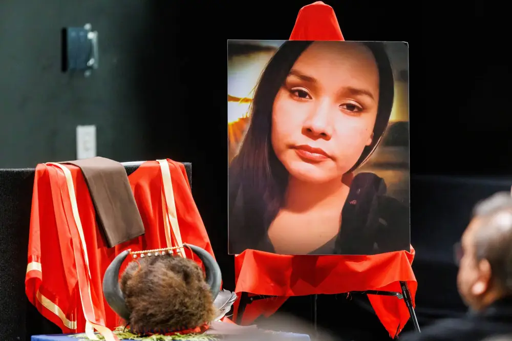 Mashkode Bizhiki’ikwe, or Buffalo Woman, was identified as Ashlee Christine Shingoose by Winnipeg police in March. (Mike Deal / Free Press files)