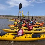 Shad students at Churchill with Danielle Pahud.