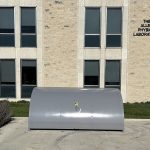 A shared bike pod next to Allen Building.