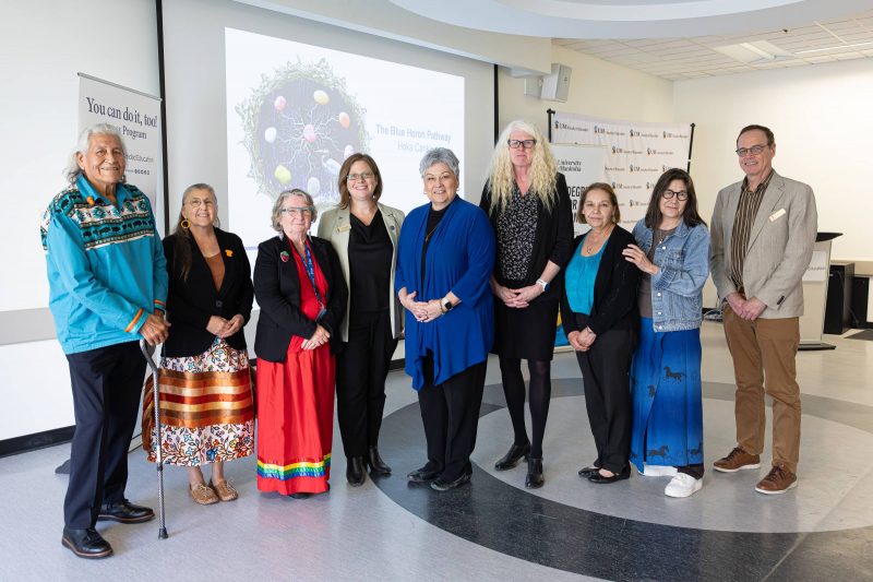 Group of Access and Education people launching new pathway