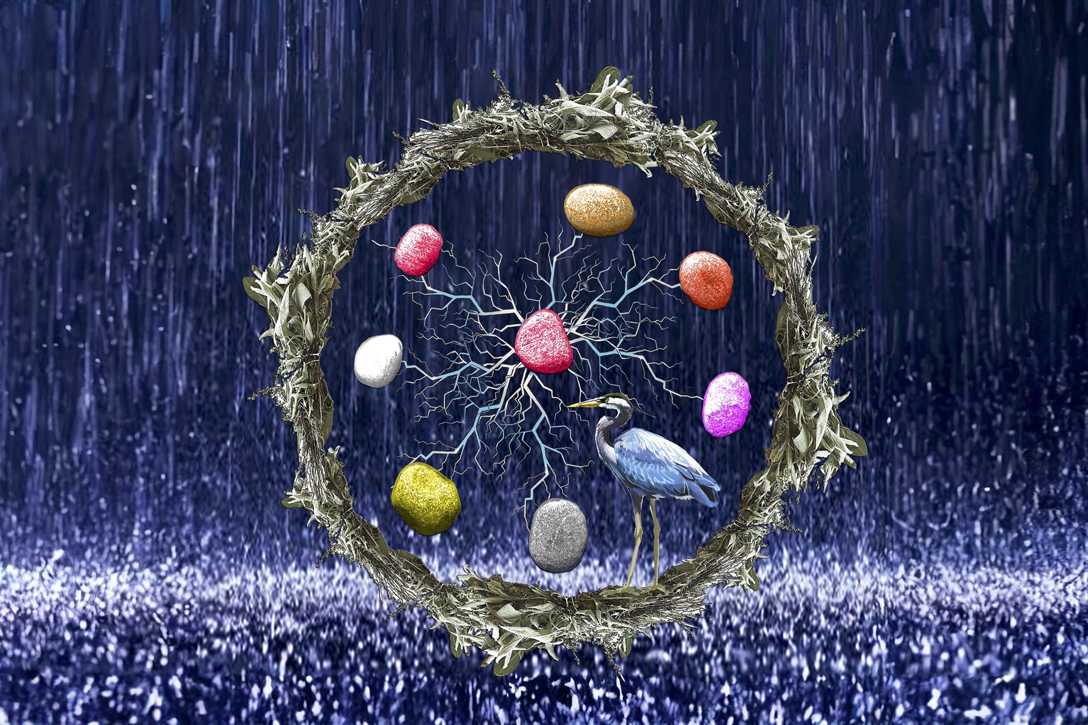 Blue Heron Pathway artwork