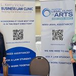 Cole Hutchison (2L), Sheryl Matheson (NACC President), Andrea Kwasnicki (NACC Executive Director), Donald Plant (2L)