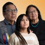 Elder Philip Paynter and Elder Florence Paynter and young girl