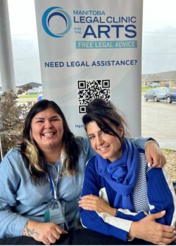 Jessie Canard (3L), Claire Marchand (Canada Council for the Arts)