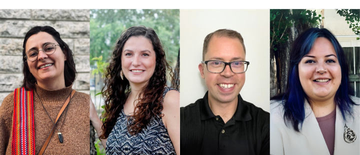 From left to right: Kathleen Wilson, Nicki Ferland, Dr. Don Davies and Vanessa Lamirande.