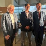 Outstanding engineering alumni Dennis Hodgkinson, Jitendra Paliwal, Michael Gregoire