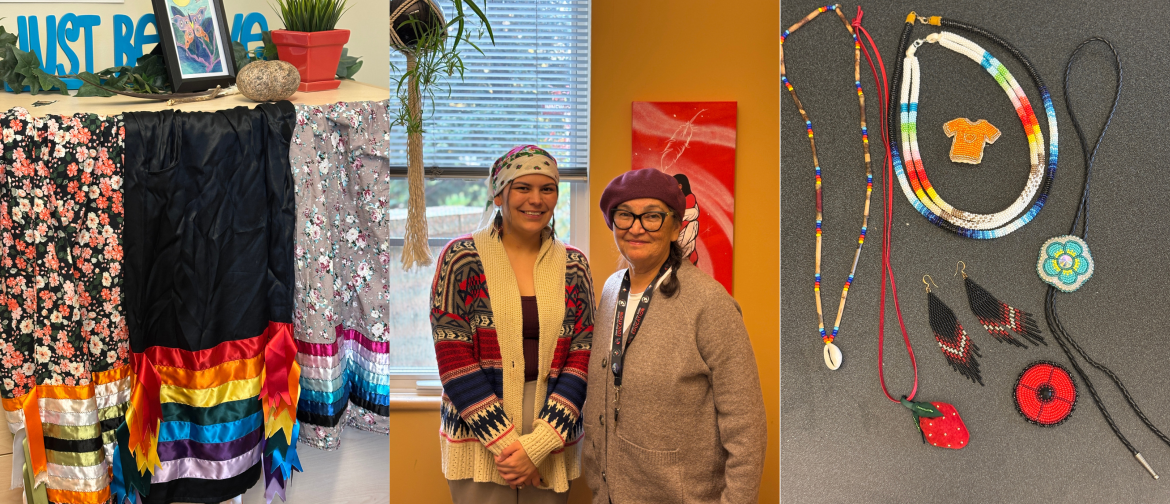 Ribbon skirts, beaded jewelry and bright smiles showcase Indigenous creativity and pride during Walking in Two Worlds at the University of Manitoba.