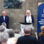 2025 Certificate of Merit recipient Kim McConnell is introduced by his nominator Dr. Karin Wittenberg