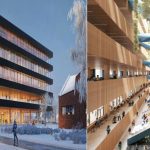 Rendering of proposed new Dafoe Library