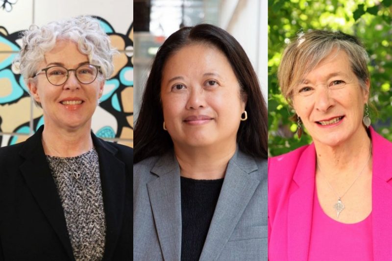 Collage of three headshots: Dr. Kellie Thiessen, Dr. Hope Anderson, Dr. Josée Lavoie.