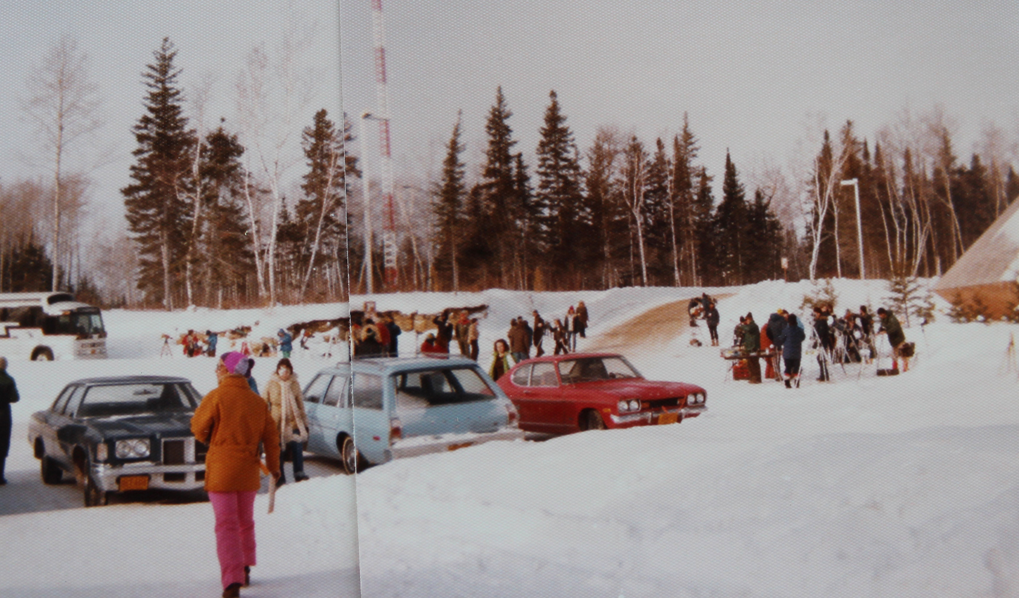 Busloads of eclipse chasers arrived at Hecla Island the morning of the 1979 solar eclipse.