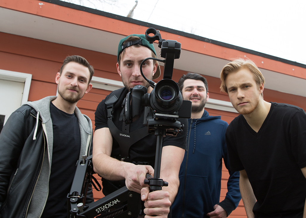 Students from the Film Production course. // Photos by Mike Latschislaw