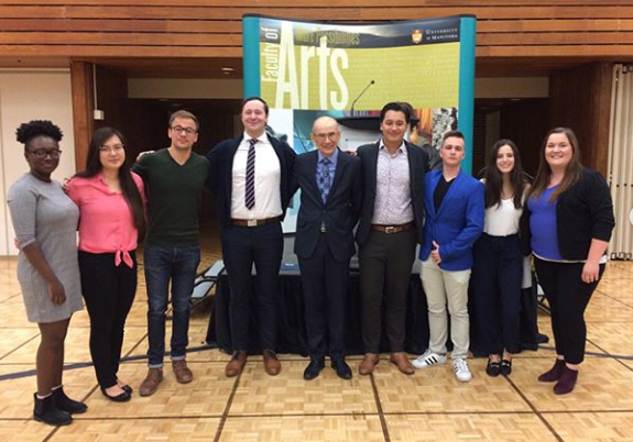 The Arts Student Body Council with Dean Taylor