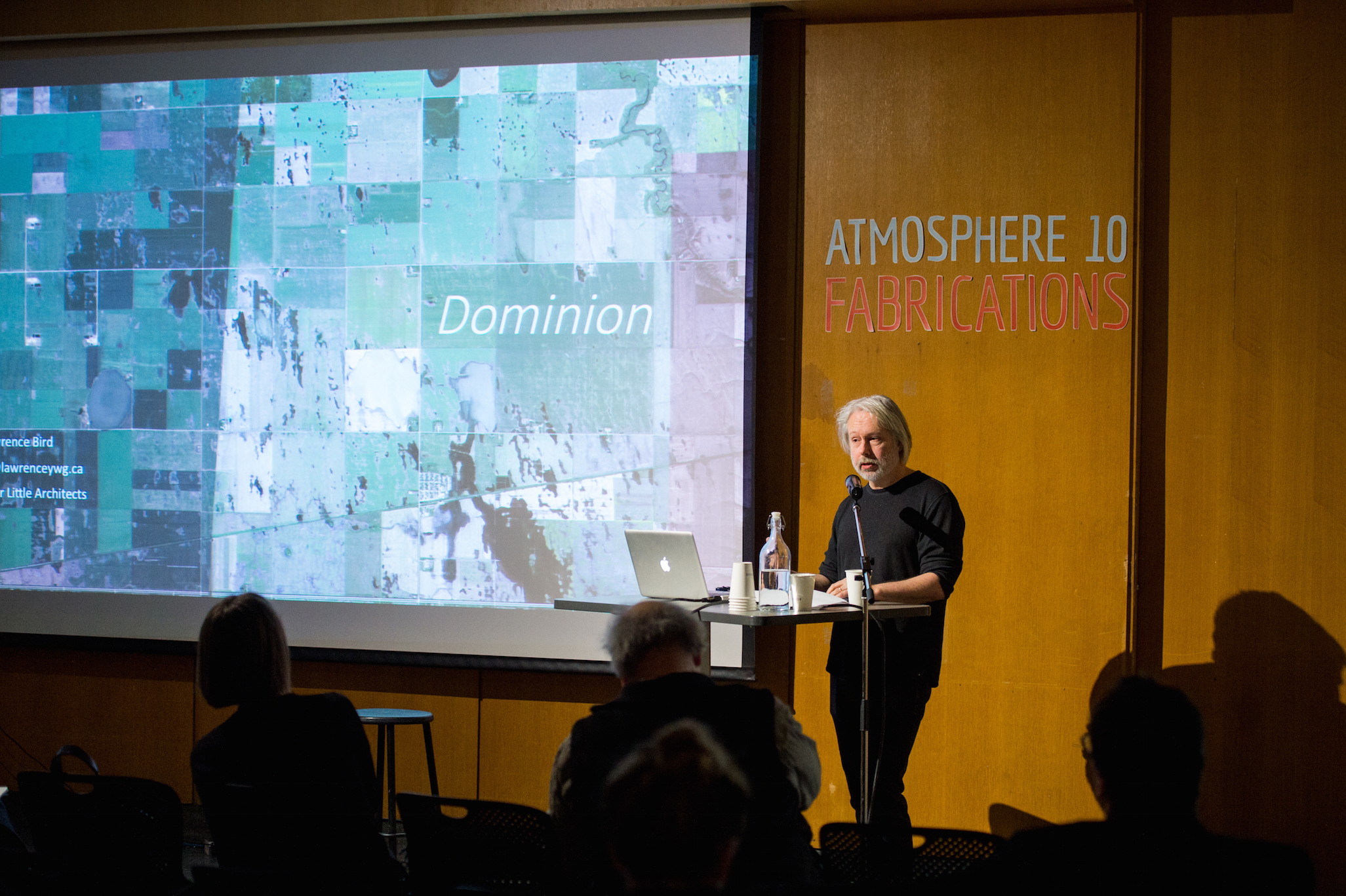 Social Fabrics presenter Lawrence Bird (Ager Little Architects), "Dominion." Photo: Dylan Hewlett.