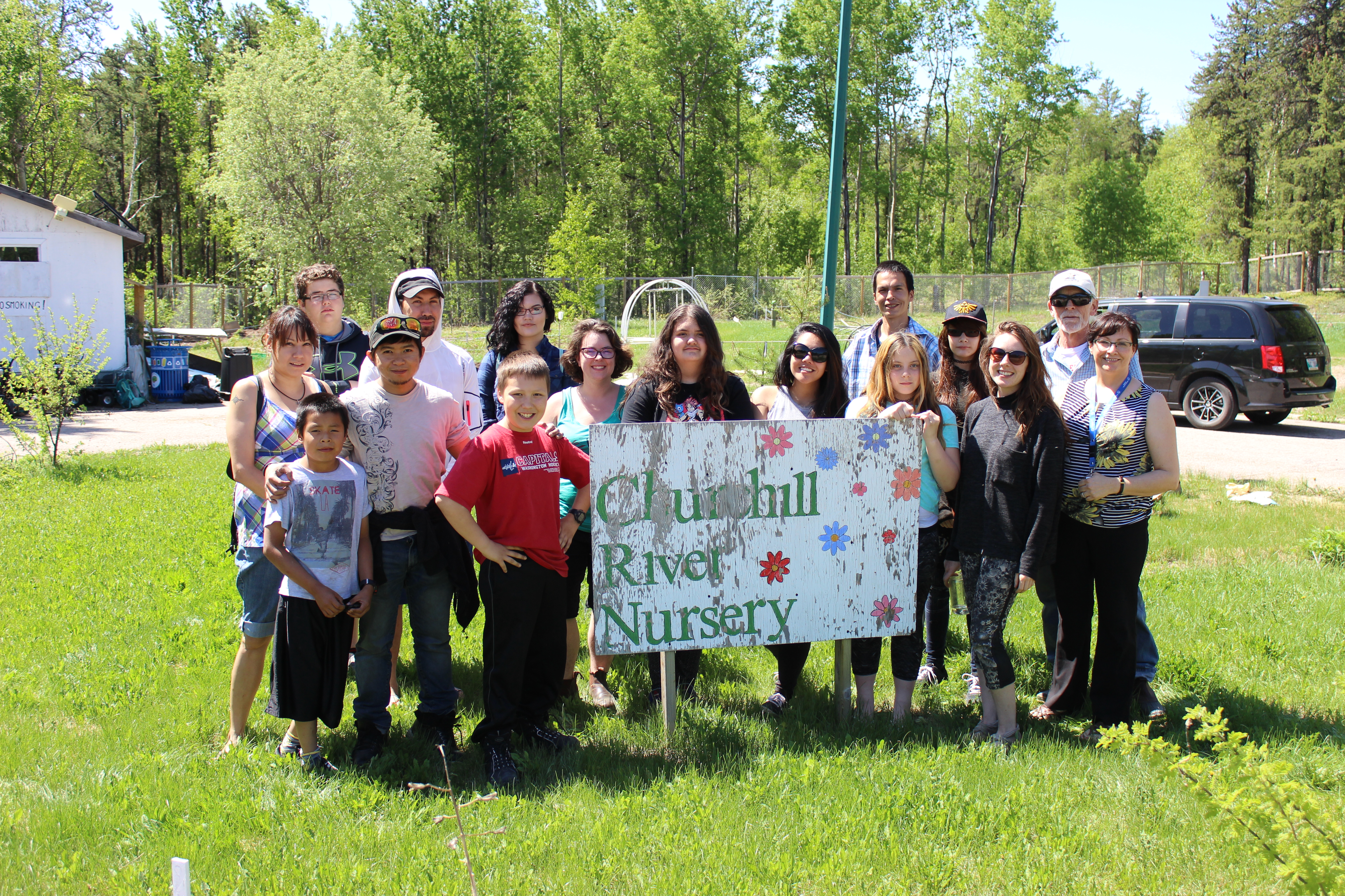 Churchill River Nursery, used for research and education, was developed by local youth