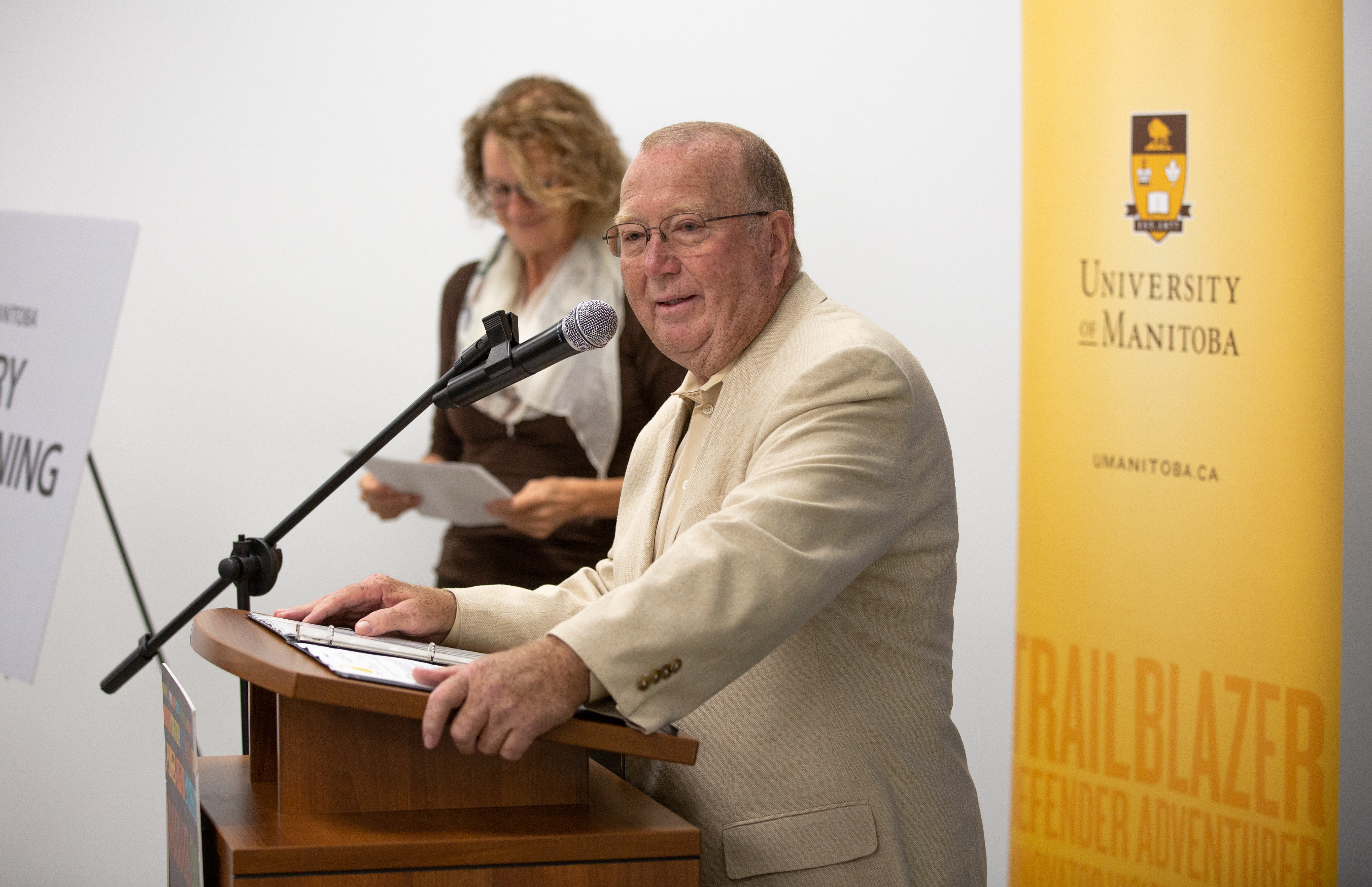 The Hon. Ralph Eichler, Minister of Agriculture, speaks