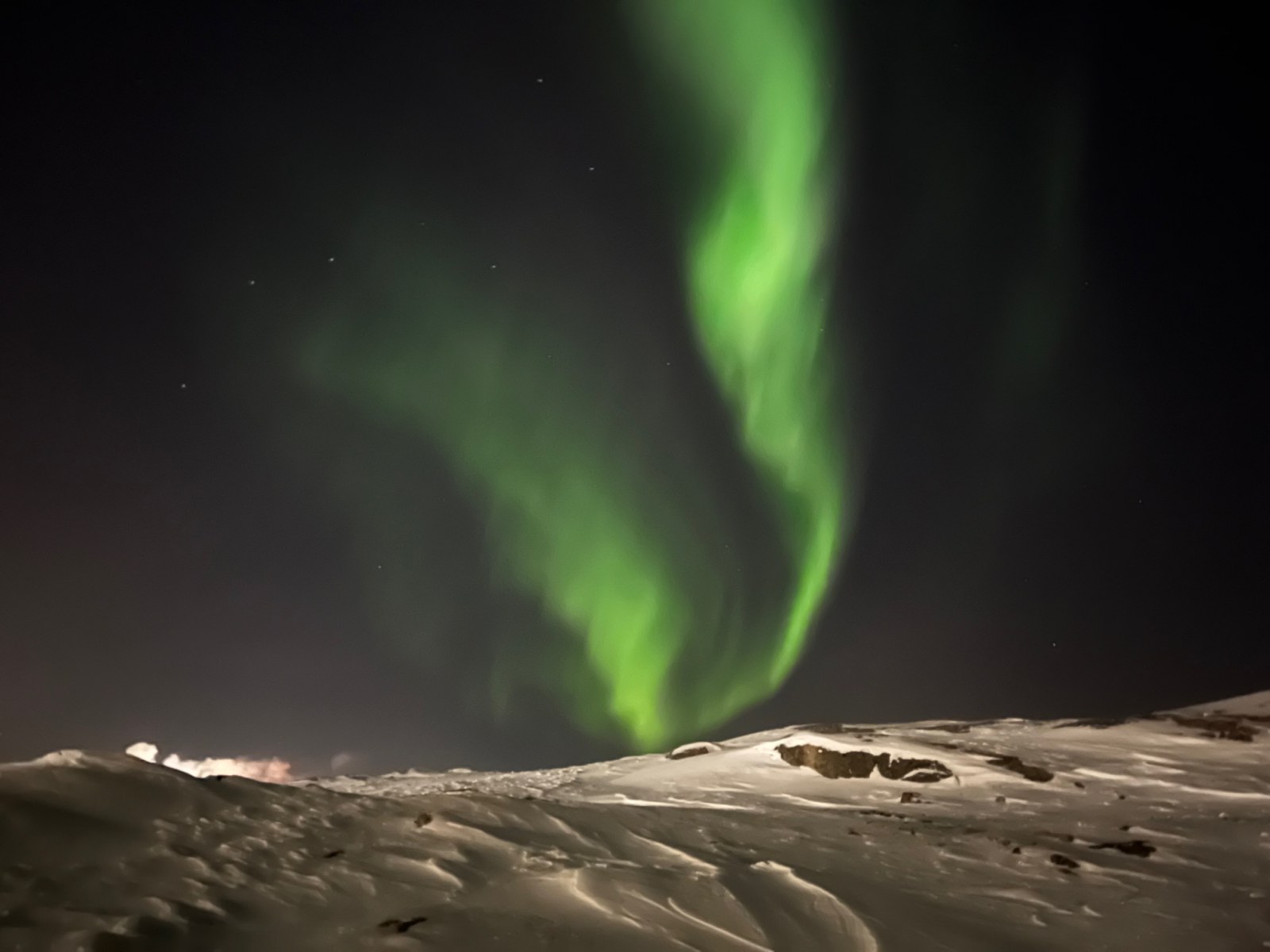 Northern Lights, seen from Hospital Hill in Iqaluit.
