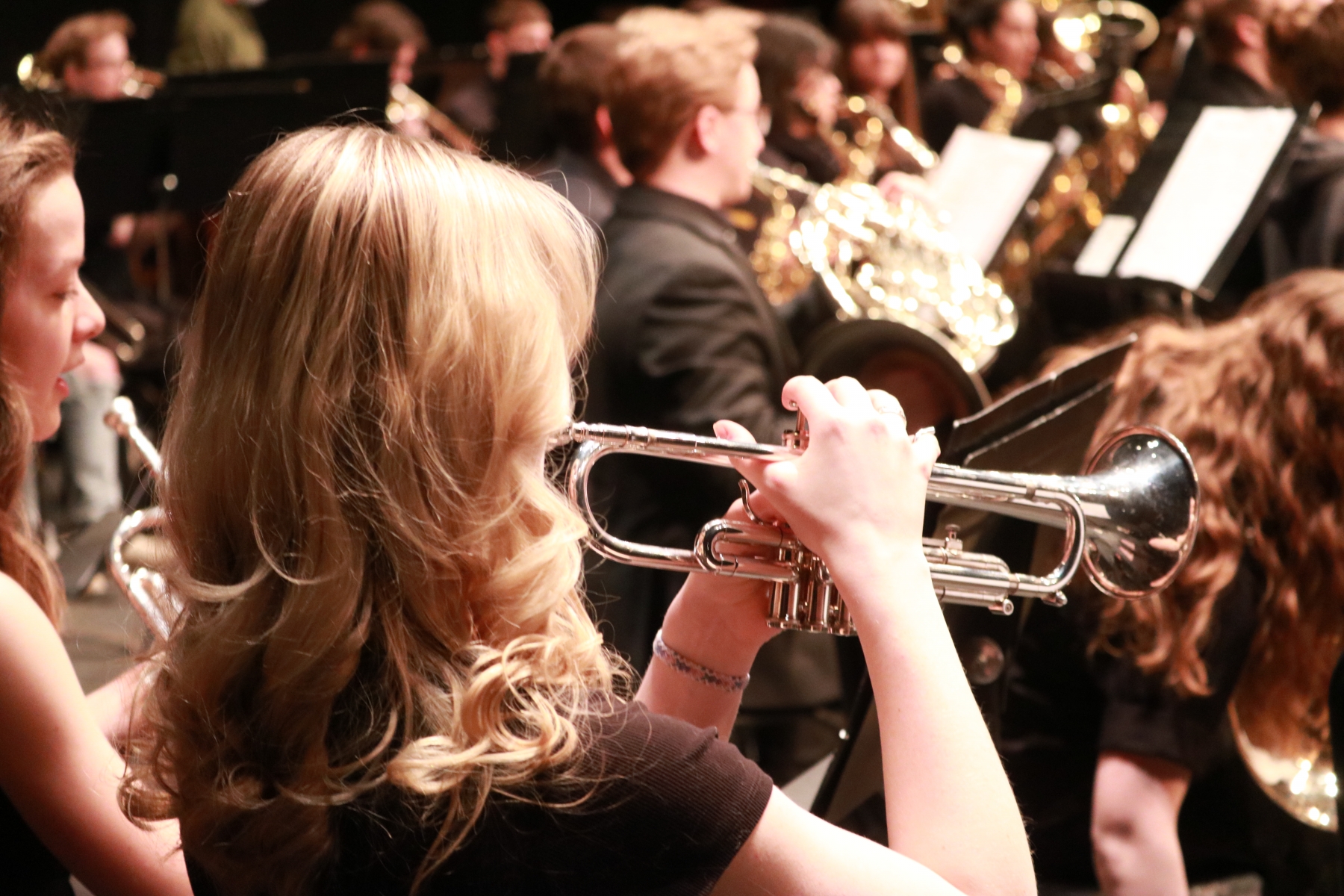 Students perform in the University of Manitoba Wind Ensemble and Concert Bands