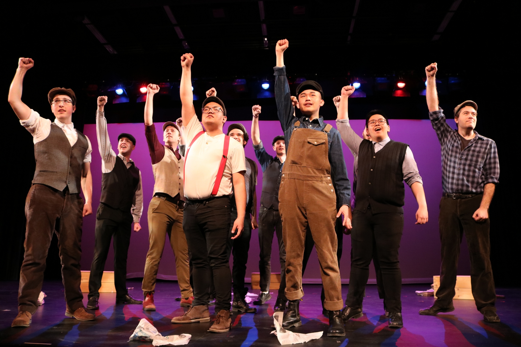 Students perform in the musical theatre ensemble