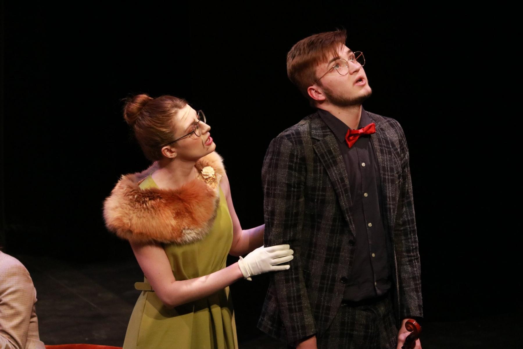 Erica Tallis and Kyle Briscoe perform in the University of Manitoba Opera Theatre Ensemble\'s production of \"Tall Tales,\" a collection of opera scenes
