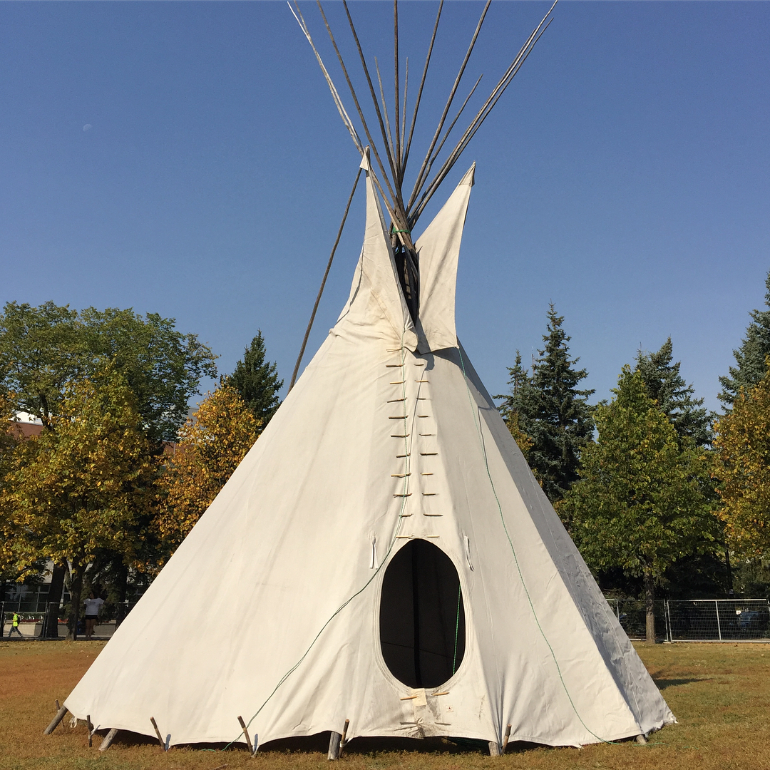 The teepee itself is similar to a woman's traditional skirt.