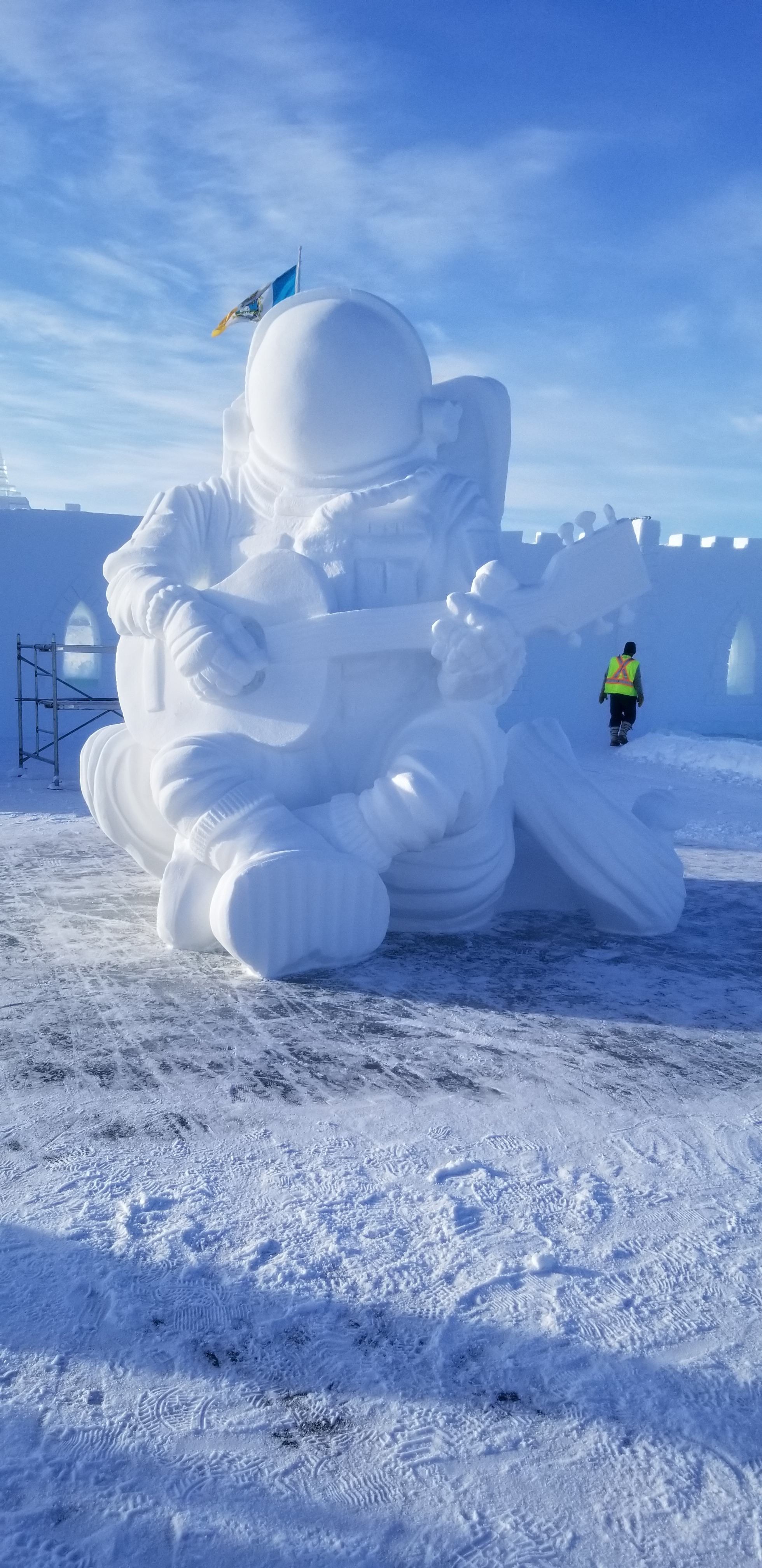 Snowking Winter Festival, Yellowknife Bay on the shores of Great Slave Lake, Old Town (late February)