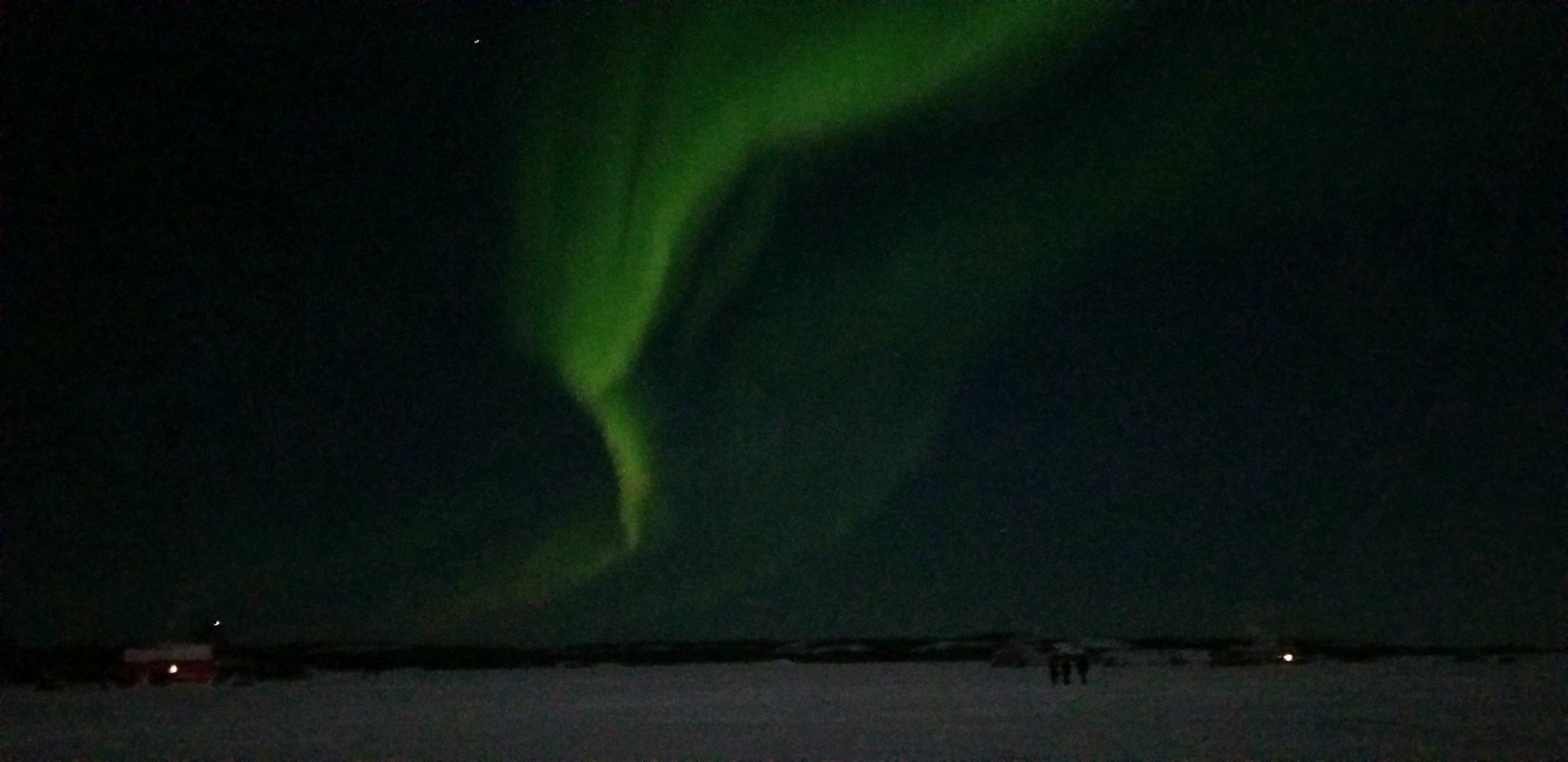 Northern Lights, Great Slave Lake (March)