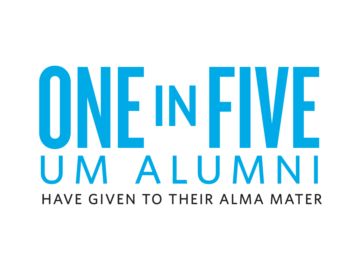 One in five UM alumni have given to their alma mater