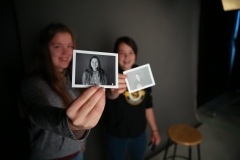 Polaroid portrait studio, School of Art